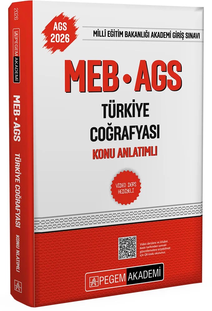 2026 MEB AGS Konu Anlatımlı Türkiye Coğrafyası – ekibi tarafından özenle oluşturulmuş, geniş kapsamlı yayınlar olacaktır. Pegem Akademi yazar ekibini – Pegem Akademi Yayıncılık kitap kapağı