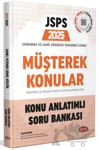 JSPS Müşterek Konular Konu Anlatımlı Soru Bankası – Kolektif – Data Yayınları kitap kapağı