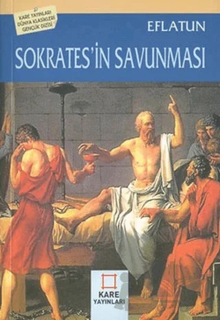 Sokrates’in Savunması – Eflatun – Kare Yayınları kitap kapağı