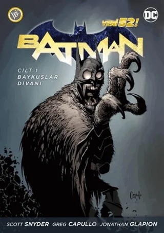 Batman Cilt 1 - Baykuşlar Divanı – Scott Snyder – JBC Yayıncılık kitap kapağı