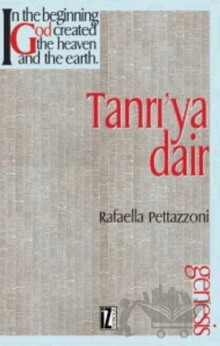 Tanrı’ya Dair – Rafaella Pettazzoni – İz Yayıncılık kitap kapağı