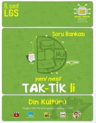 8. Sınıf Din Kültürü ve Ahlak Bilgisi Taktikli Soru Bankası – Kolektif – Tonguç Akademi kitap kapağı