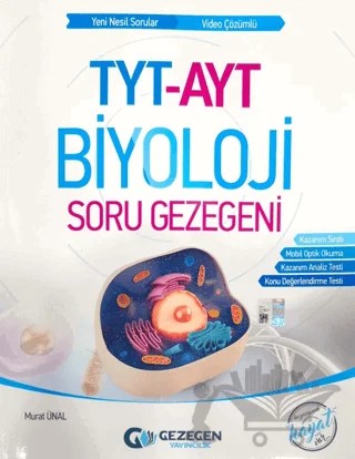 TYT - AYT Biyoloji Soru Gezegeni – Murat Ünal – Gezegen Yayıncılık kitap kapağı