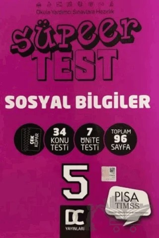 Doğru Cevap Yayınları 5. Sınıf Sosyal Bilgiler Süper Test Çek Kopar – Kolektif – Doğru Cevap Yayınları kitap kapağı