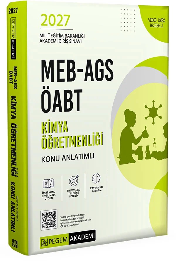 2027 MEB-AGS ÖABT Kimya Öğretmenliği Konu Anlatımlı – AGS ÖABT Kimya Öğretmenliği Konu Anlatımlı – Pegem Akademi Yayıncılık kitap kapağı