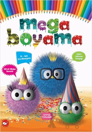 Mega Boyama – Kolektif – Beyaz Balina Yayınları kitap kapağı