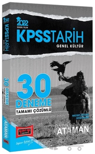2022 KPSS Genel Kültür Tarih Ataman Tamamı Çözümlü 30 Deneme – Kolektif – Yargı Yayınevi kitap kapağı