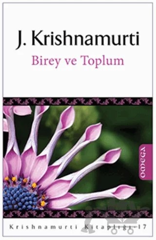 Birey ve Toplum – J. Krishnamurti – Omega kitap kapağı