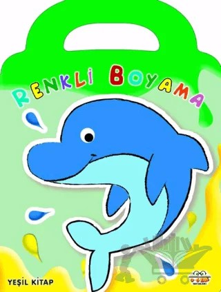 Yeşil Kitap - Renkli Boyama – Kolektif – 0-6 Yaş Yayınları kitap kapağı