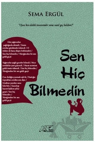 Sen Hiç Bilmedin – Sema Ergül – Kuytu Yayınları kitap kapağı