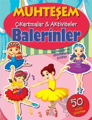 Balerinler - Muhteşem Çıkartmalar ve Aktiviteler – Kolektif – Parıltı Yayınları kitap kapağı