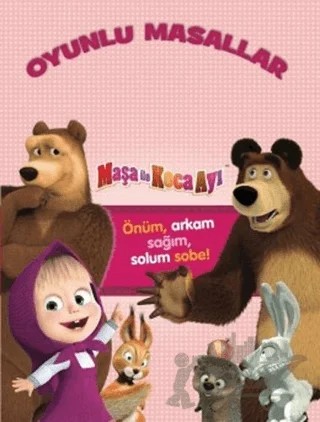 Maşa ile Koca Ayı - Oyunlu Masallar – Kolektif – Doğan Egmont Yayıncılık kitap kapağı