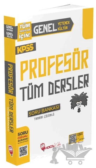 2024 KPSS Genel Yetenek Genel Kültür Profesör Soru Bankası Çözümlü – Kolektif – Hoca Kafası Yayınları kitap kapağı