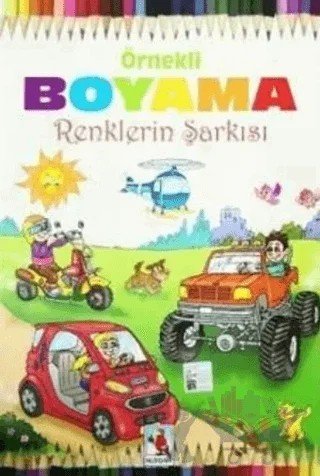 Örnekli Boyama - Renklerin Şarkısı – Kolektif – Nurdan Yayınları kitap kapağı