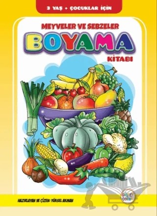 Meyveler ve Sebzeler Boyama Kitabı – Kolektif – Gülbey Yayınları kitap kapağı