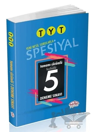 TYT Spesiyal Fasiküllü 5 Deneme Çözümlü – Turgut Meşe – Editör Yayınevi kitap kapağı