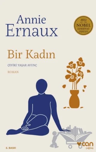 Bir Kadın – Annie Ernaux – Can Yayınları kitap kapağı