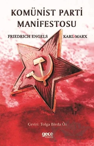 Komünist Parti Manifestosu – Friedrich Engels, Karl Marx – Gece Kitaplığı kitap kapağı