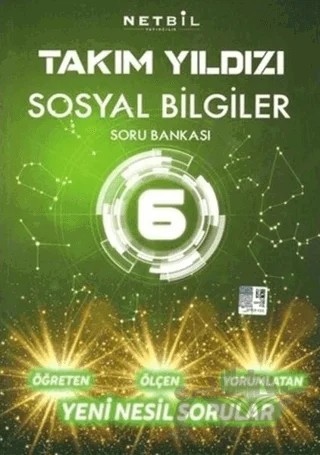 6. Sınıf Sosyal Bilgiler Takım Yıldızı Soru Bankası – Kolektif – Netbil Yayıncılık kitap kapağı