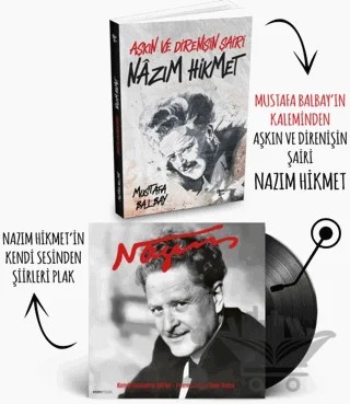Plaklı Kitaplar - Nazım Hikmet – Mustafa Balbay – Halk Kitabevi kitap kapağı