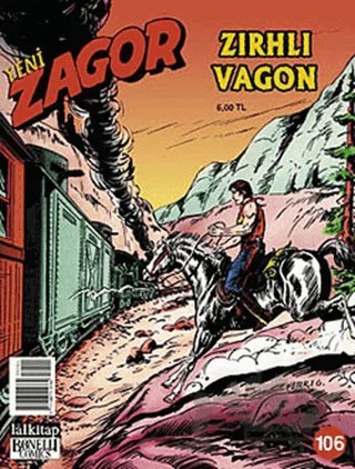 Yeni Zagor Sayı: 106 Zırhlı Vagon – Lal Kitap kitap kapağı