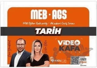 2025 MEB-AGS Tarih Video Kafa Notlar – Onur Yurdakul, Selin Ortaç – Hoca Kafası Yayınları kitap kapağı