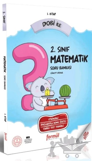 DOBİ 2. Sınıf Matematik Soru Bankası – Cüneyt Dizdar – Formül Yayınları kitap kapağı