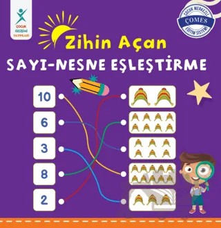Zihin Açan Sayı-Nesne Eşleştirme – Kolektif – Çocuk Gelişimi Yayınları kitap kapağı