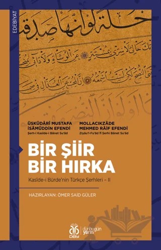 Bir Şiir Bir Hırka – Üsküdari Mustafa İsamüddin Efendi, Mehmed Raif Efendi – DBY Yayınları kitap kapağı