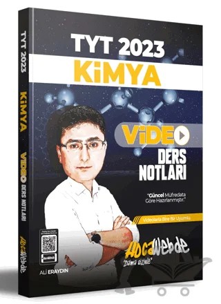 2023 TYT Kimya Video Ders Notları – Ali Eraydın – HocaWebde Yayınları kitap kapağı
