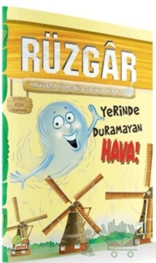 Çevreci Bilim Kitabları: Rüzgar (Yerinde Duramayan Hava!) – Tripti Nainwal – Damla Yayınevi kitap kapağı