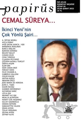 Papirüs 35. Sayı – Artshop Yayıncılık kitap kapağı