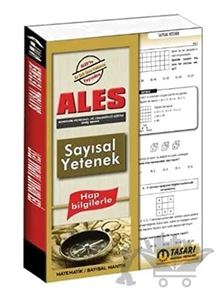 Ales Sayısal Yetenek Çek Kopart Test 2017 – Kolektif – Tasarı Eğitim Yayınları kitap kapağı