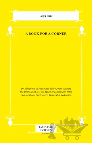 A Book for a Corner – Leigh Hunt – Capitol Books kitap kapağı