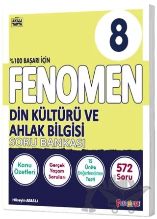 8. Sınıf Fenomen Din Kültürü ve Ahlak Bilgisi Soru Bankası – Hüseyin Araslı – Fenomen Yayınları kitap kapağı