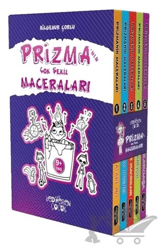 Prizma’nın Çok Şekil Maceraları Seti (5 Kitap Takım) – Bilgenur Çorlu – Yediveren Çocuk kitap kapağı