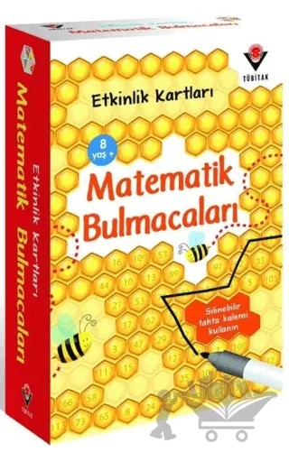 Etkinlik Kartları Matematik Bulmacaları – Sarah Khan – TÜBİTAK Yayınları kitap kapağı