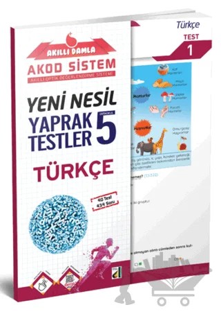 Yeni Nesil Türkçe Yaprak Testler 5. Sınıf – Kolektif – Damla Yayınevi kitap kapağı