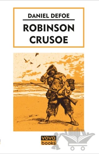 Robinson Crusoe – Daniel Defoe – Vova Yayınları kitap kapağı