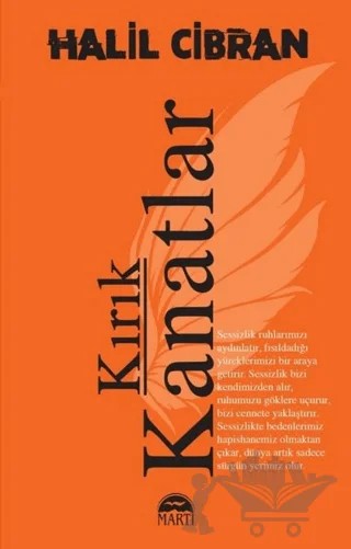 Kırık Kanatlar – Halil Cibran – Martı Yayınları kitap kapağı