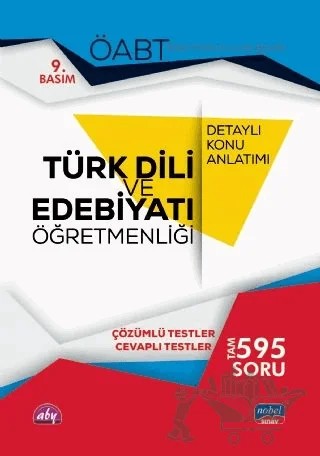 2021 ÖABT Türk Dili ve Edebiyatı Konu Anlatımı – Kolektif – Nobel Sınav Yayınları kitap kapağı