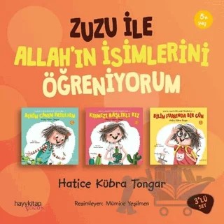 Zuzu İle Allah’ın İsimlerini Öğreniyorum (3 Kitap Takım) – Hatice Kübra Tongar – Hayykitap kitap kapağı