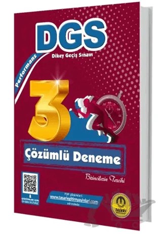 DGS Performans 3 Çözümlü Deneme – Kollektif – Tasarı Eğitim Yayınları kitap kapağı