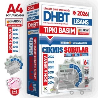 2026 KPSS-DHBT Lisans ÖSYM Çıkmış Soru Tıpkı Basım 6’lı Kitapçık Türkiye Geneli Deneme Paketi – Kolektif – Karakutu Yayın kitap kapağı