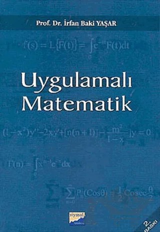 Uygulamalı Matematik – İrfan Baki Yaşar – Siyasal Kitabevi - Akademik Kitaplar kitap kapağı