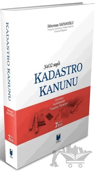 Kadastro Kanunu – Süleyman Sapanoğlu – Adalet Yayınevi kitap kapağı