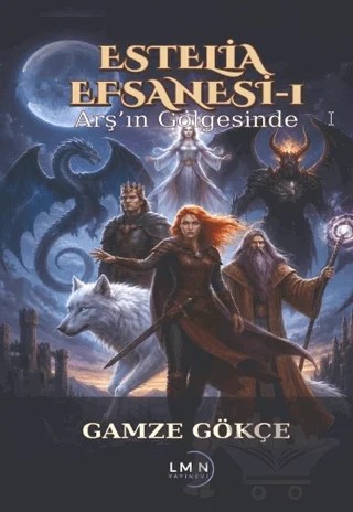 Estelia Efsanesi 1 - Arş'ın Gölgesinde – Gamze Gökçe – Liman Yayınevi kitap kapağı