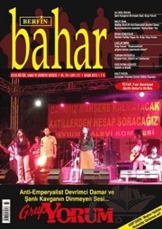Berfin Bahar Aylık Kültür, Sanat ve Edebiyat Dergisi Sayı: 177 – Berfin Bahar Dergisi kitap kapağı