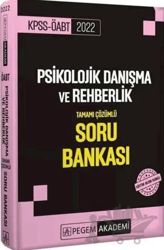 2022 KPSS ÖABT Psikolojik Danışma ve Rehberlik Tamamı Çözümlü Soru Bankası – Kolektif – Pegem Akademi Yayıncılık kitap kapağı
