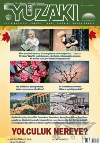 Yüzakı Aylık Edebiyat, Kültür, Sanat, Tarih ve Toplum Dergisi / Sayı: 167 Ocak 2019 – Yüzakı Yayıncılık kitap kapağı